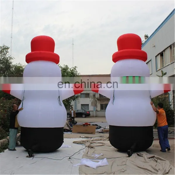 4m High Giant Inflatable Snowman With LED for Park Decoration Sam yu 5609 photo-3