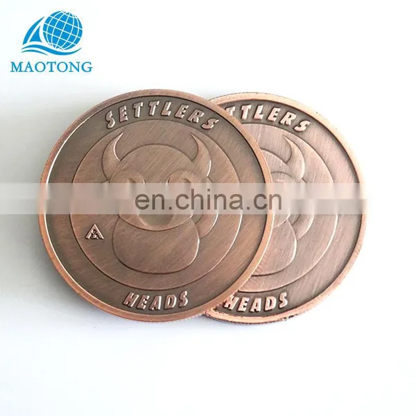 Promotion Bulk Wholesale Custom Cheap Metal Funny Antique Coins photo-3