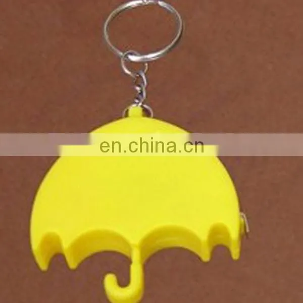 Plastic Mini Oval Shape Tape Measure Keychain photo-4