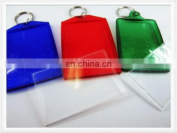 Clothing Shape With Custom Design Card Inserted Blank Acrylic Keychain photo-5