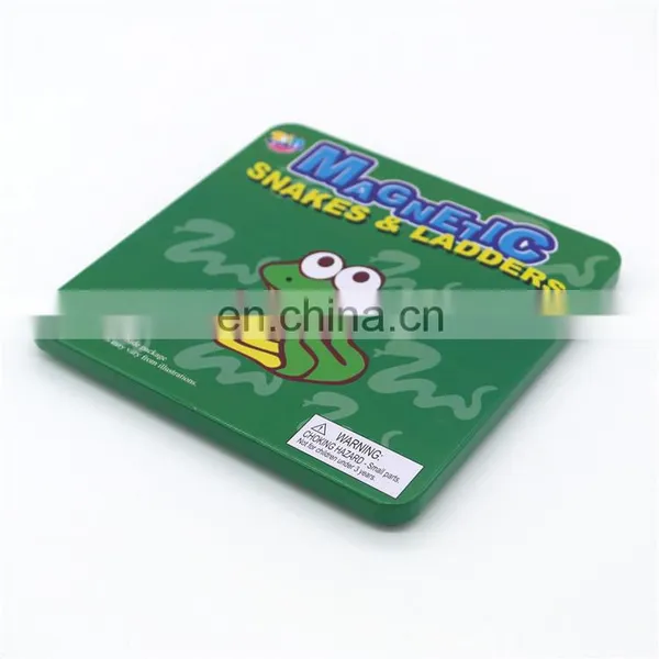 Fancy Printed Square Chess Game Gift Packaging Tin Box for Kids photo-2