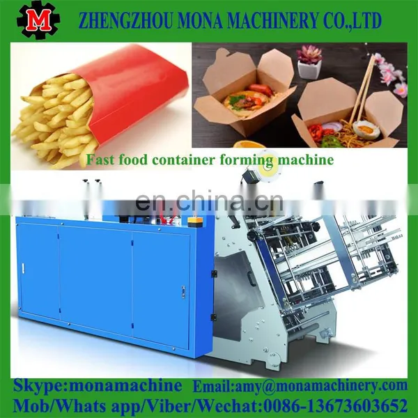 Good Performance and Professional Paper Lunch Box Making Machine on Sale photo-4