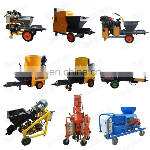Diesel Plaster Machine Wall Cement Mortar Plastering Machine Diesel photo-6