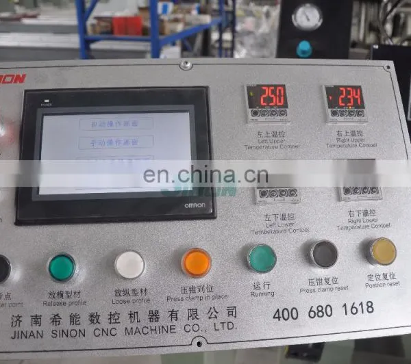 Automatic Four Corner PVC Window Door Frame Welding Making Machine photo-5
