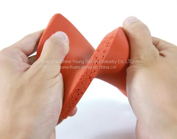 High Temperature Resistant Foaming Close Cell Silicone Rubber Pad Mat Heat Press photo-5