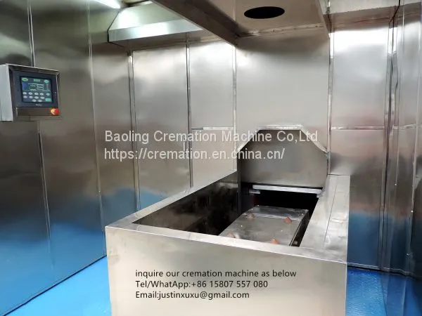 Crematorium Oven Machine Container Burn Human Body Mobile Furnace for Sale Crematory Incinerator Cremation Machine Crematory Equipment photo-5