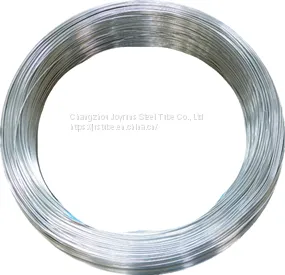 Zinc Coated Bundy Tube 8*0.7 Refrigeration Condenser Tube