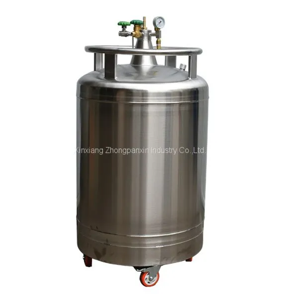 50L Best Self-pressure Cryogenic Liquid Nitrogen Dewar photo-3