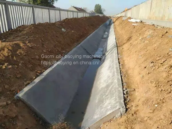 Baoying Irrigation Canal Slipform Machine/large River Canal Forming Machine/side Ditch Lining Machine photo-3