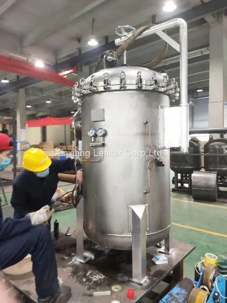 Waste Water Used Water Filter Housing With Stainess Steel Material in Paper Making Plant photo-4