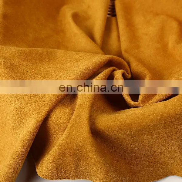 Hot Sale 100% Polyester Brushed Woven Warp Suede Fabric for Upholstery and Sofa photo-2