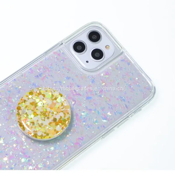 Горячая продажа! Чехлы Resin Epoxy с бликами для iPhone 11 в стиле I6