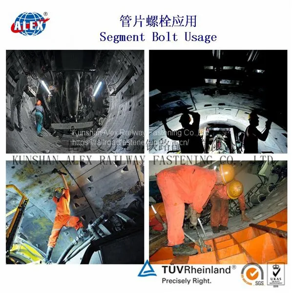 Segment Bolt With Nuts and Plain Washers for Undersea and Underground Tunnel Project's Fastening photo-5