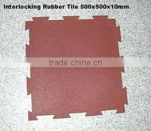 Interlocking Gym Rubber Flooring photo-3