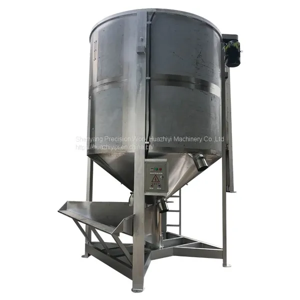 Storage And Mixing Stainless Steel For Material Production Vertical Plastic Mixer