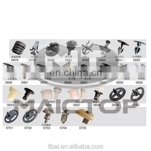 Wholesale High Quality Plastic Retaining Clips for Nissan