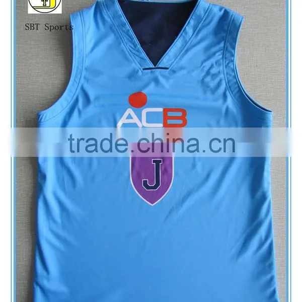 Reversible 100% Polyester Basketball Singlets photo-3