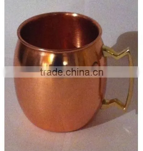 Factory Price Moscow Mule Cocktail Copper Mugs Hammered Wholesale photo-3