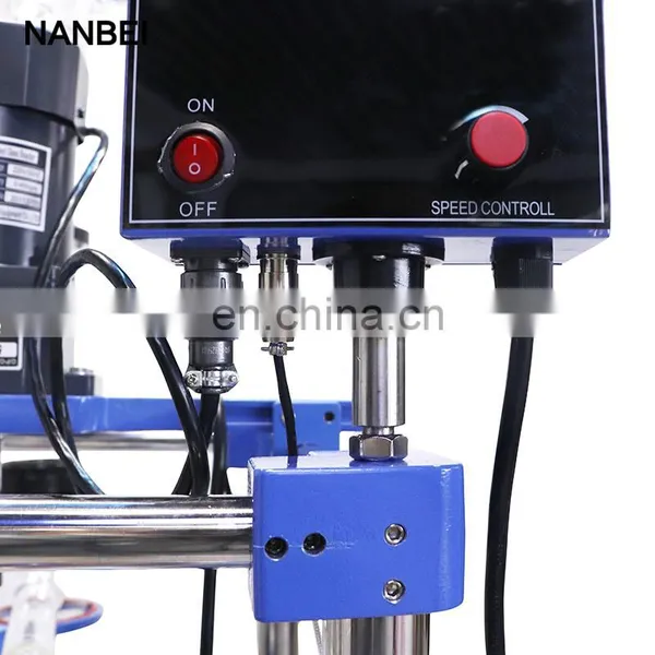 Lab Double Stirred Distillation Glass Reactor for Chemical photo-5