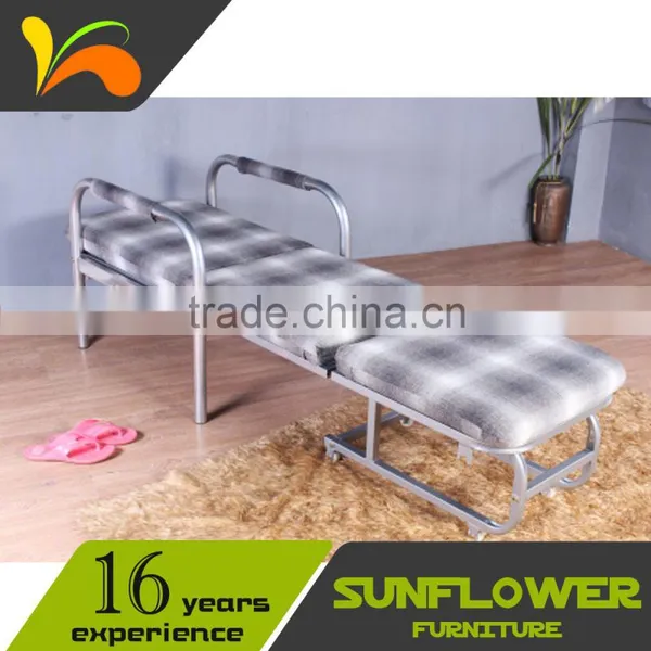 Hospital Extra Metal Folding Bed Chair photo-3