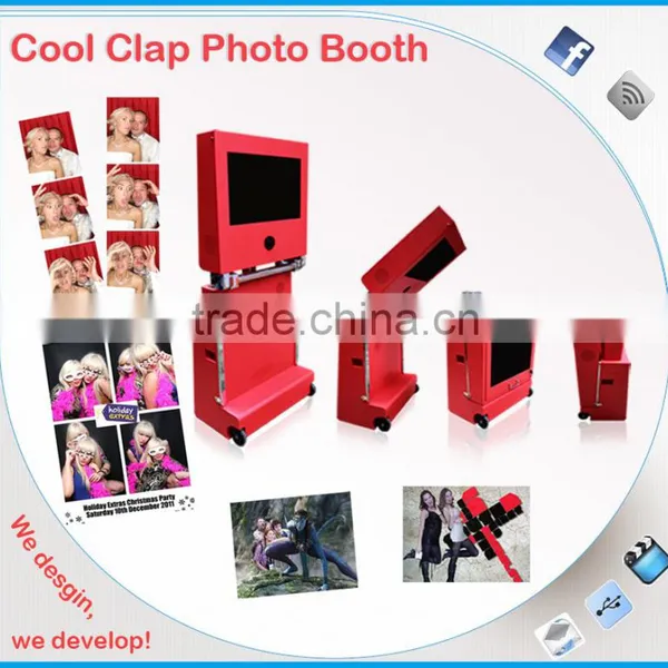 Christmas Selfie Photo Booth For Wedding Portable Cabin photo-2