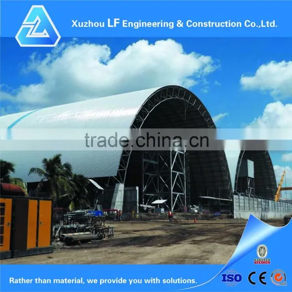 High Quality Long Span Steel Barrel Space Frame photo-3