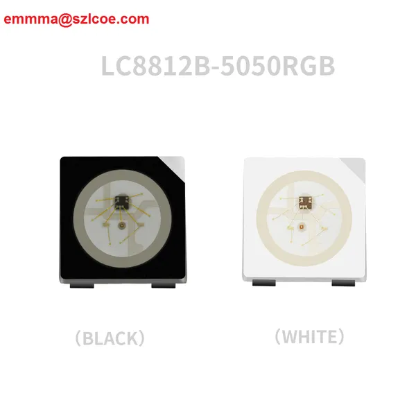 Адресуемые RGB светодиоды с встроенным LC8812B RGB цифровыми цветными светодиодами