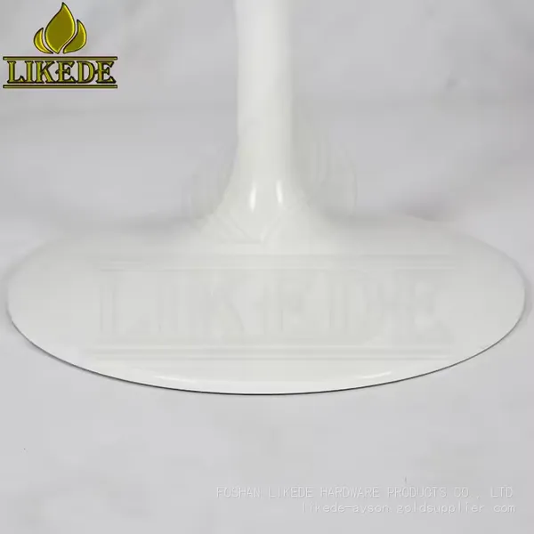 White Tulip Base Tea Table With Low Coffee Tables Metal Furniture Legs photo-5