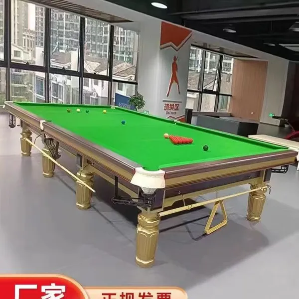 Billiard Table: Home & Commercial Standard Type, Chinese Eight-ball Steel Pocket Billiard Table, 2-in-1 (Billiard & Table Tennis), Snooker Table photo-1