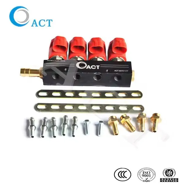 ACT Riel De Inyector Gnv Rampa De Inyection Gnc Rail Autogas Conversion Kit 4 Cylinders Cng Injector Rail Ngv Natural Gas photo-2