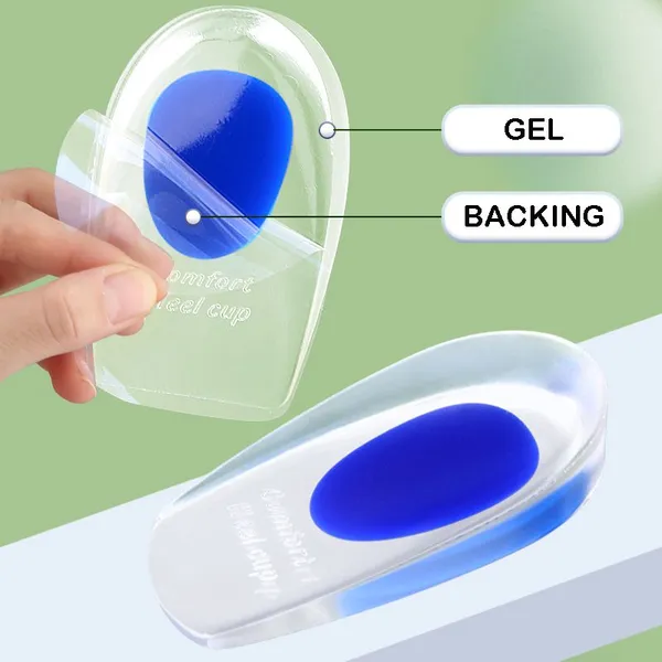 Silicone Half Insoles Heel Pads – Cushioning & Pain Relief for Heels Half-Length Insole photo-3
