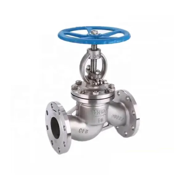 DN100 DN150 PN16 PN25 PN40 CF8 Globe Valve Stainless Steel Flange Globe Valve Stop Valve photo-2