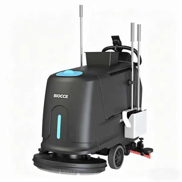 BIOCCE BC500 Commercial Industrial Hand Push Floor Cleaning Scrubber