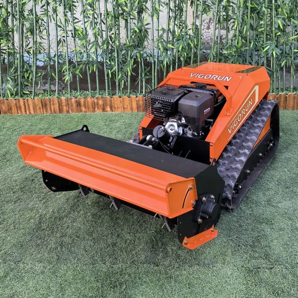 Vigorun MTSK800 Remote Control Lawn Mower 48V / 1000W Servo Motor Sod Cutter Safe Slope Rough Terrain Mowing photo-2