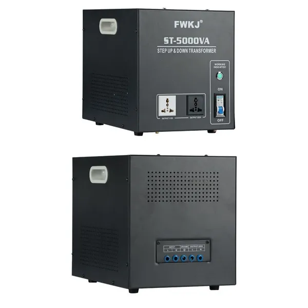 Universal 5000VA Voltage Transformer for International Appliances 110V-220V photo-2