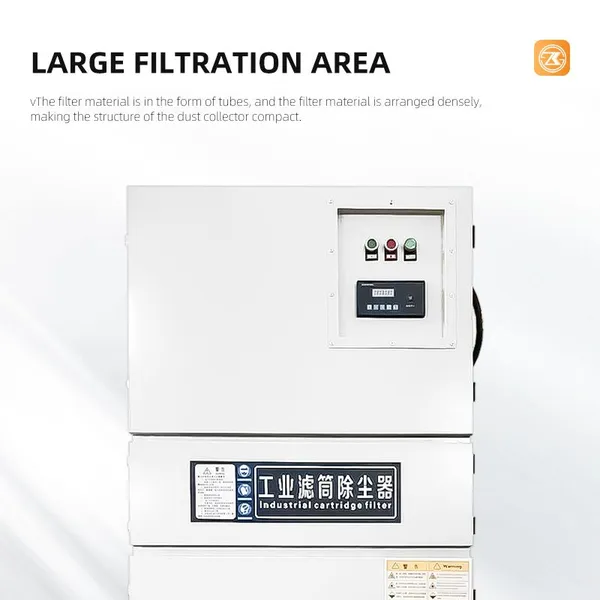 Mobile Cartridge Dust Collector Portable Industrial Filter Dust Removal Equipment Workshop Welding Fume Extraction Dust Collector photo-4