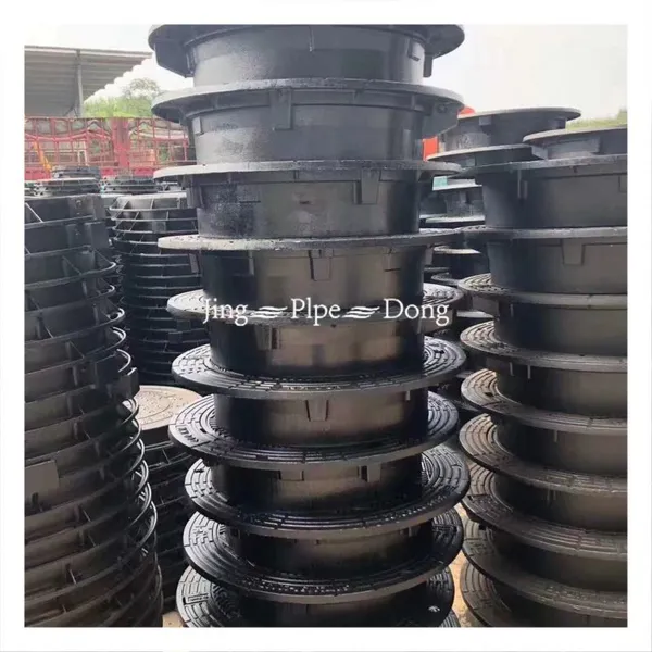 D400 F600 Ductile Iron Sealed Round Square Rainwater Manhole Cover Made in China photo-6