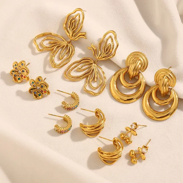 Wholesale Stainless Steel Earrings for E-commerce Sellers Fast Shipping to Europe photo-2