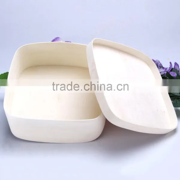 Natural Round Shape Mini Wooden Bark Box Wood Cheese Box Wholesale photo-4