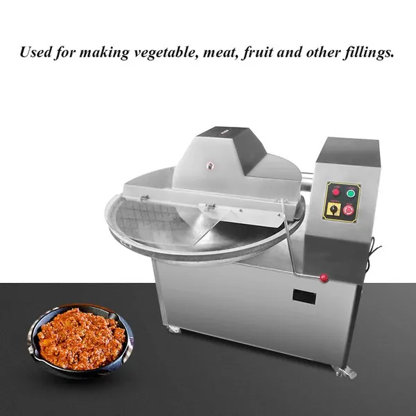 MO-QDMECH Industrial Stainless Steel Meat Bowl Chopper Machine RL049 Electric Vegetable Meat Cutter for Filling Making photo-5