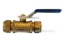 Lead Free Brass Drain Ball Valves With Compression Ends photo-2