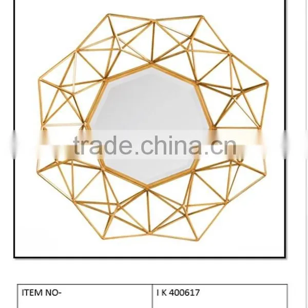 Gold Mirror Designer Wall Frame/round Wall Mirror Manufacture and Wholseller