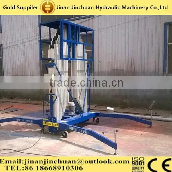 Hydraulic Double Column Aluminum Alloy Elevator/double Mast Aluminum Alloy Lift Platform photo-6