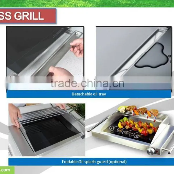 Electric Glass Grill GS CE CB ROHS LFGB photo-6