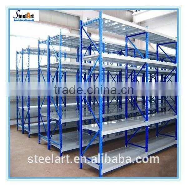 Adjustable Supermarket/warehouse Steel Shelving Storage Rack Shelves