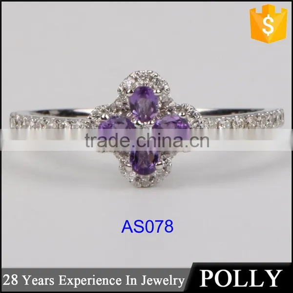 Crystal Ring Jewelry Manufactuers and White Gold Plating Ring, Fashion Jewelry White Gold Ring photo-4