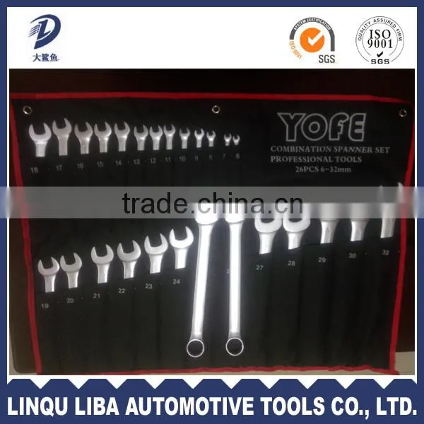 Chrome Plated Forged Carbon Steel One Open End Spanner Set photo-4