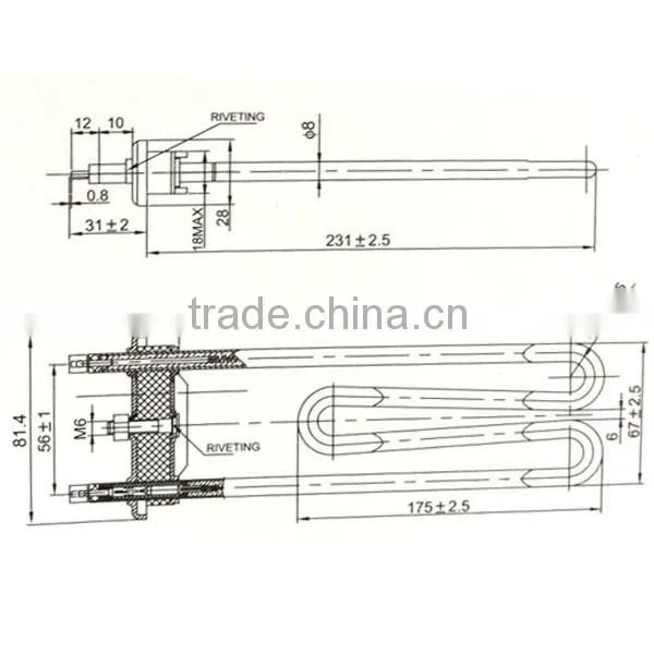 High Quality Customized Stainless Steel Washing Mashine Heating Element photo-4
