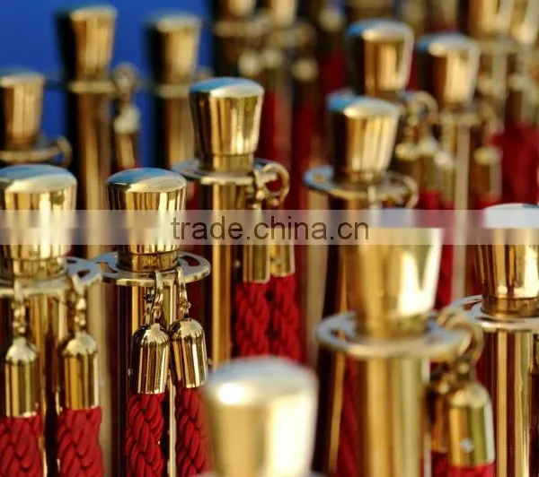 Brass Crown Rope Stanchion With Cement Base photo-4