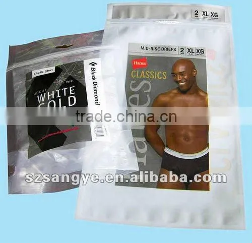 Factory Supplied Plastic Garment Packaging With Pretty Design Quality Choice
